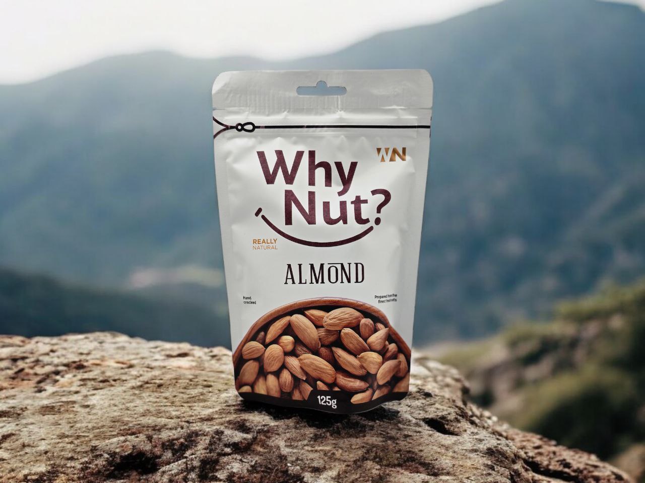 Nature Pick Market Bergsmandel (wild almond) product image showcasing natural, handpicked almonds for healthy snacking.
