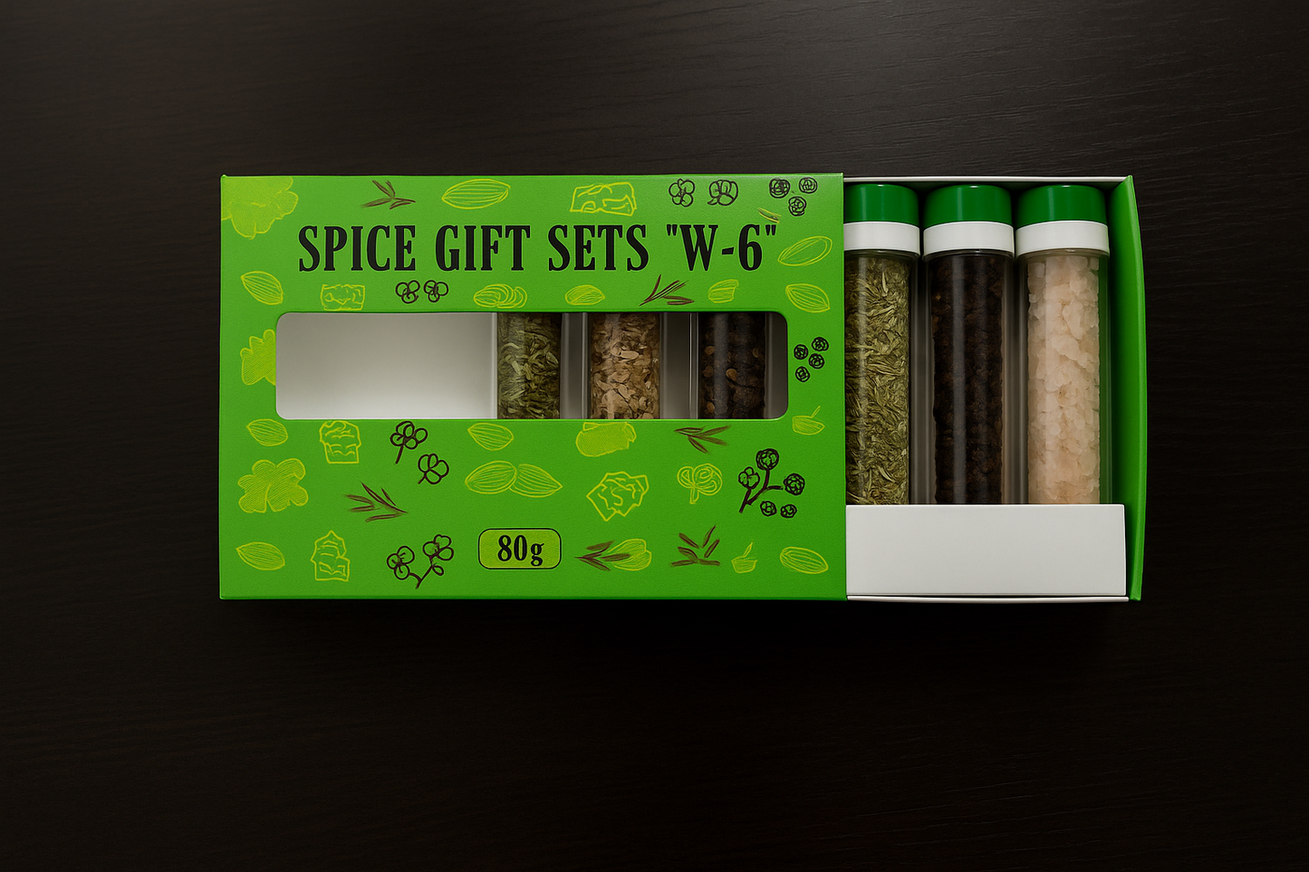 🎁 Gewürz-Geschenkset W-6 – Natürliches Geschenkset