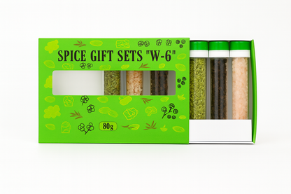 🎁 Gewürz-Geschenkset G-6 – Premium-Geschenkset mit ganzen Gewürzen in Tuben