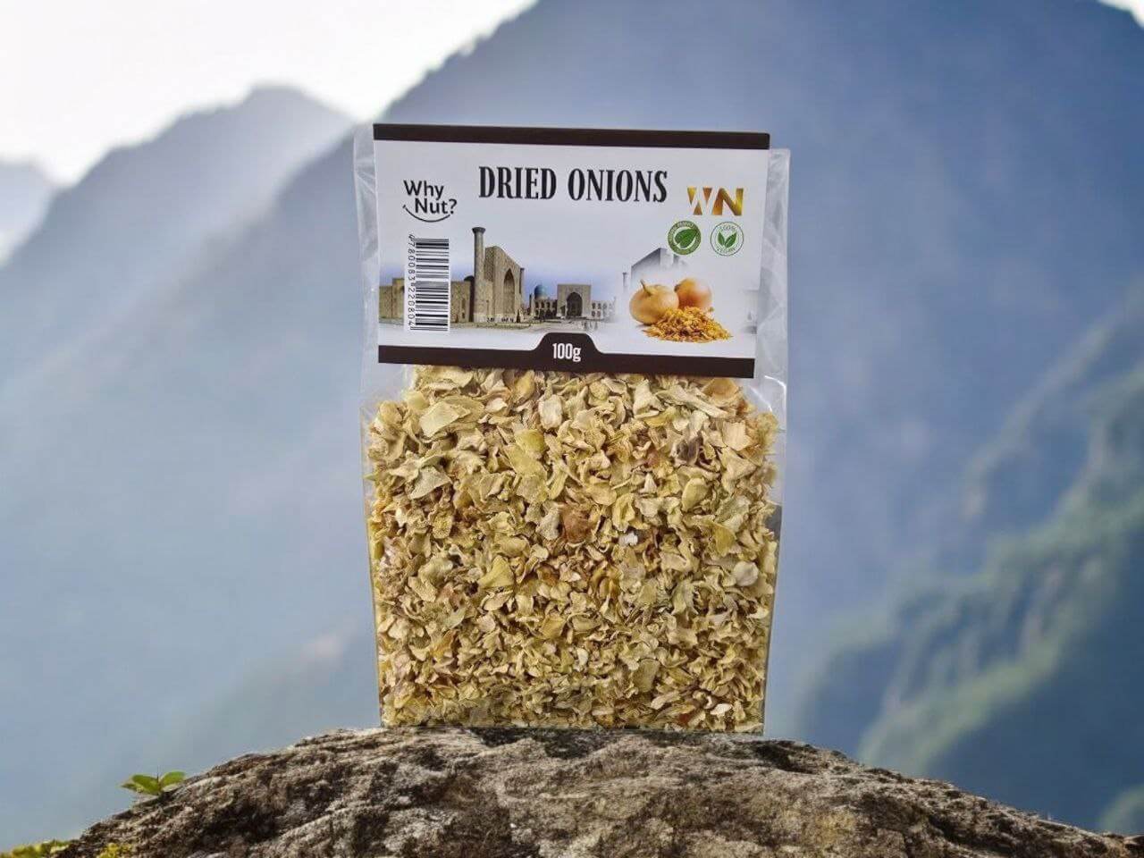 Dried Onion from Nature Pick Market - Torkad Lök, perfect for cooking soups and stews with natural flavor.